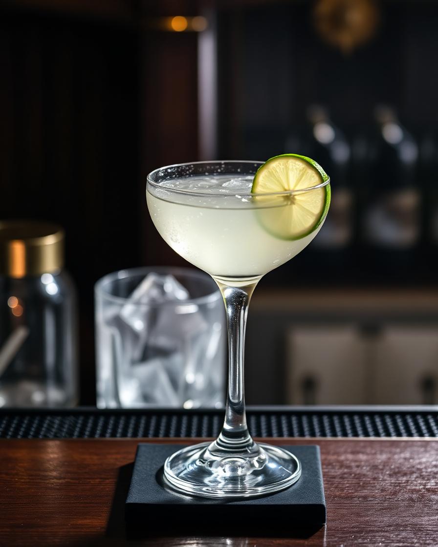 Daiquiri cocktail in a Coupe