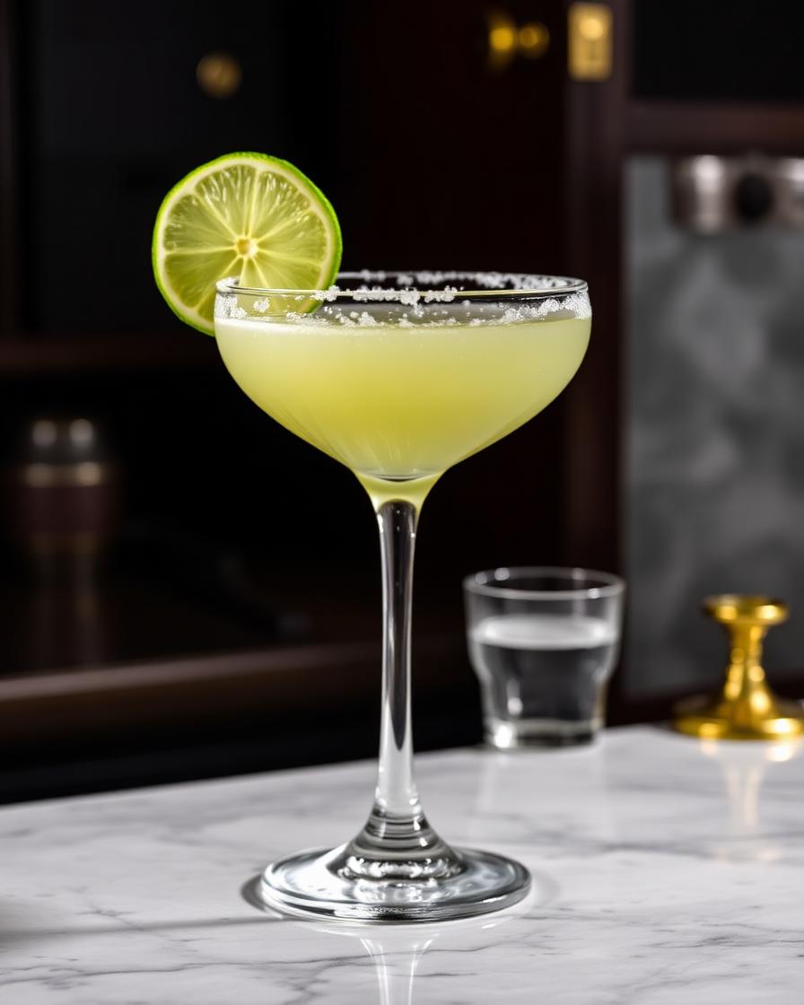 Margarita cocktail in a Coupe ou rocks