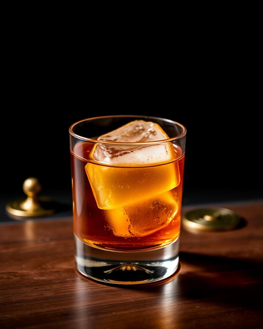 Old Fashioned cocktail in a Old Fashioned